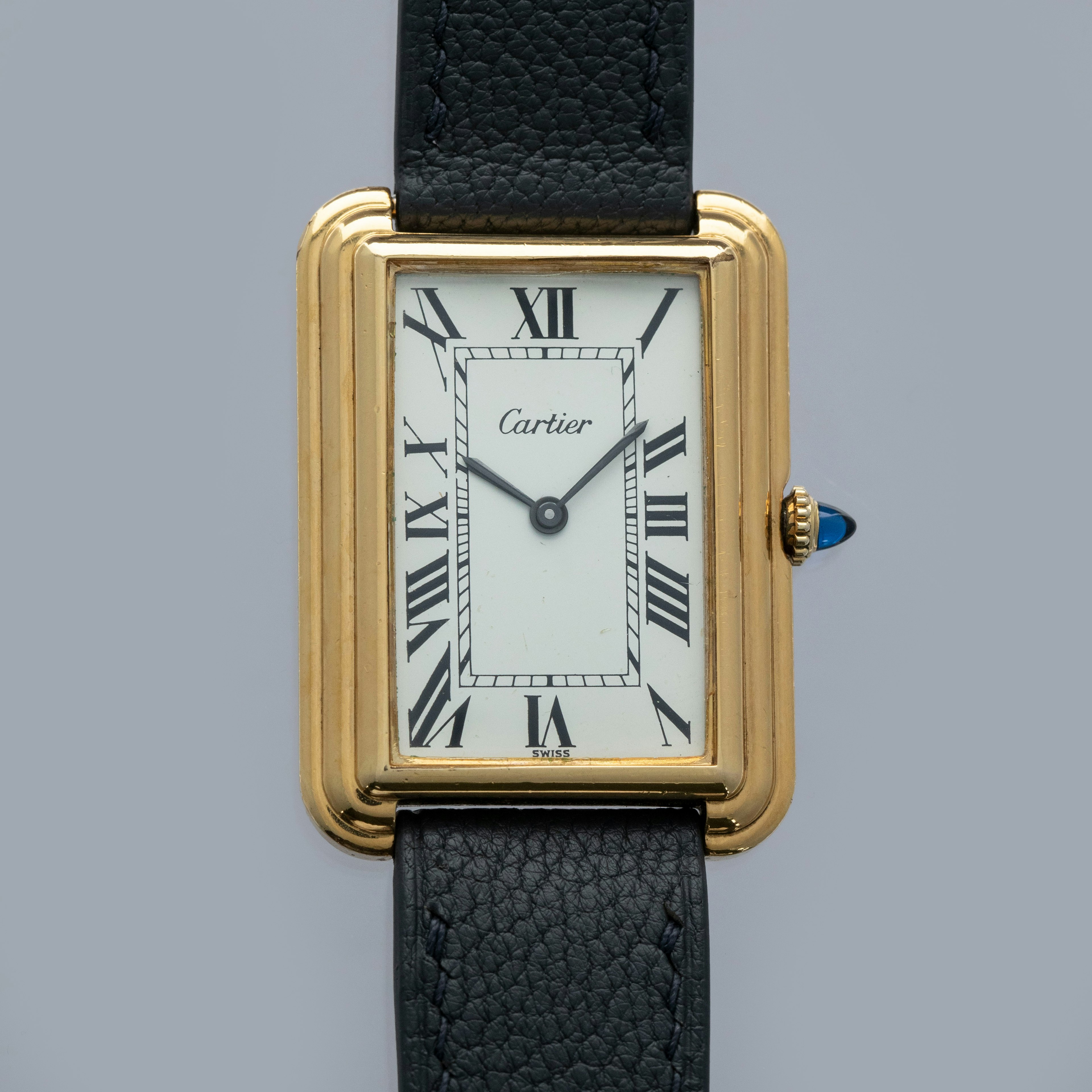 Thumbnail for CARTIER JUMBO STEPPED TANK 15716 "NEW YORK" GOLD PLATED BRASS