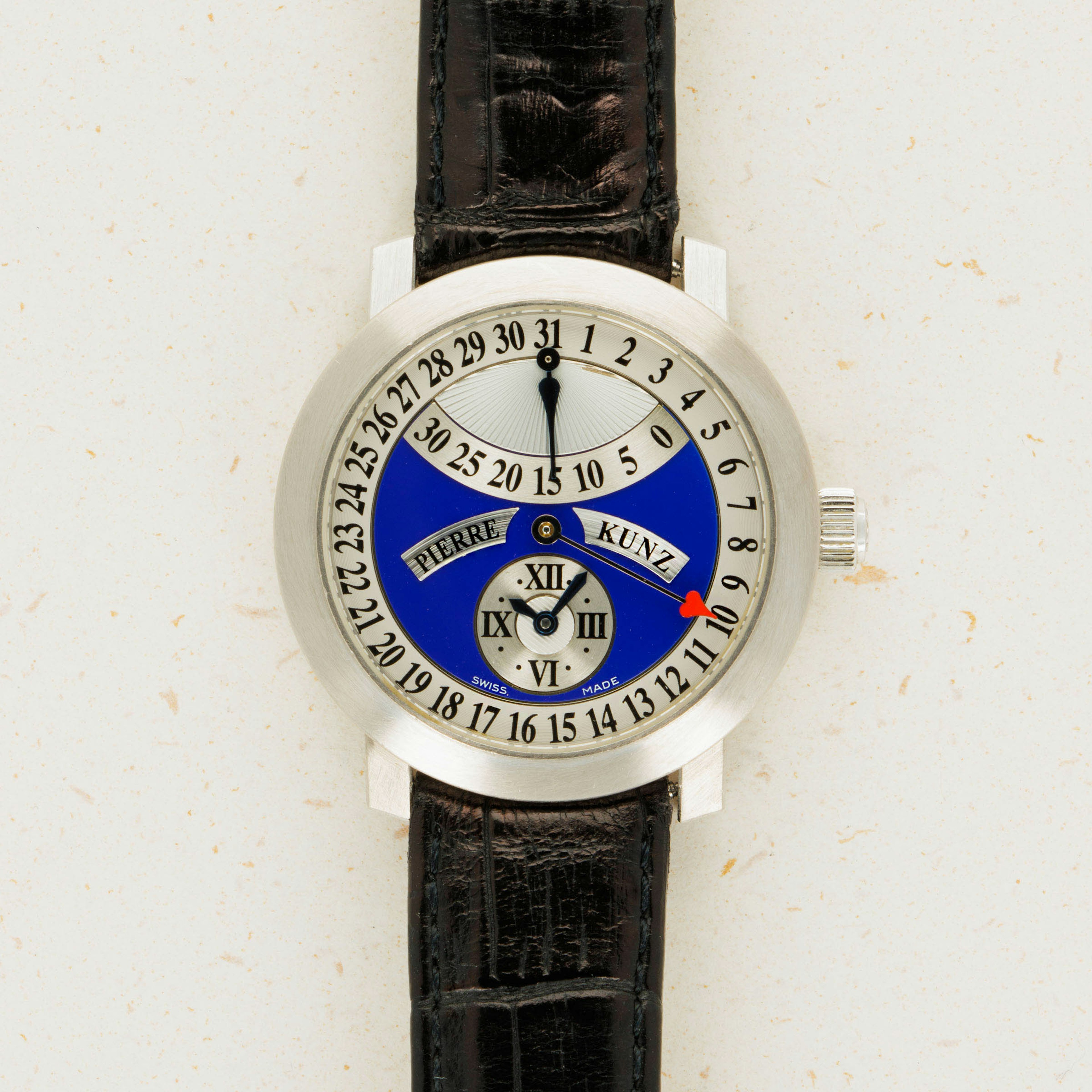 Thumbnail for Pierre Kunz Spirit of Challenge PKJ 012 SRDC 18k WG Retrograde Seconds