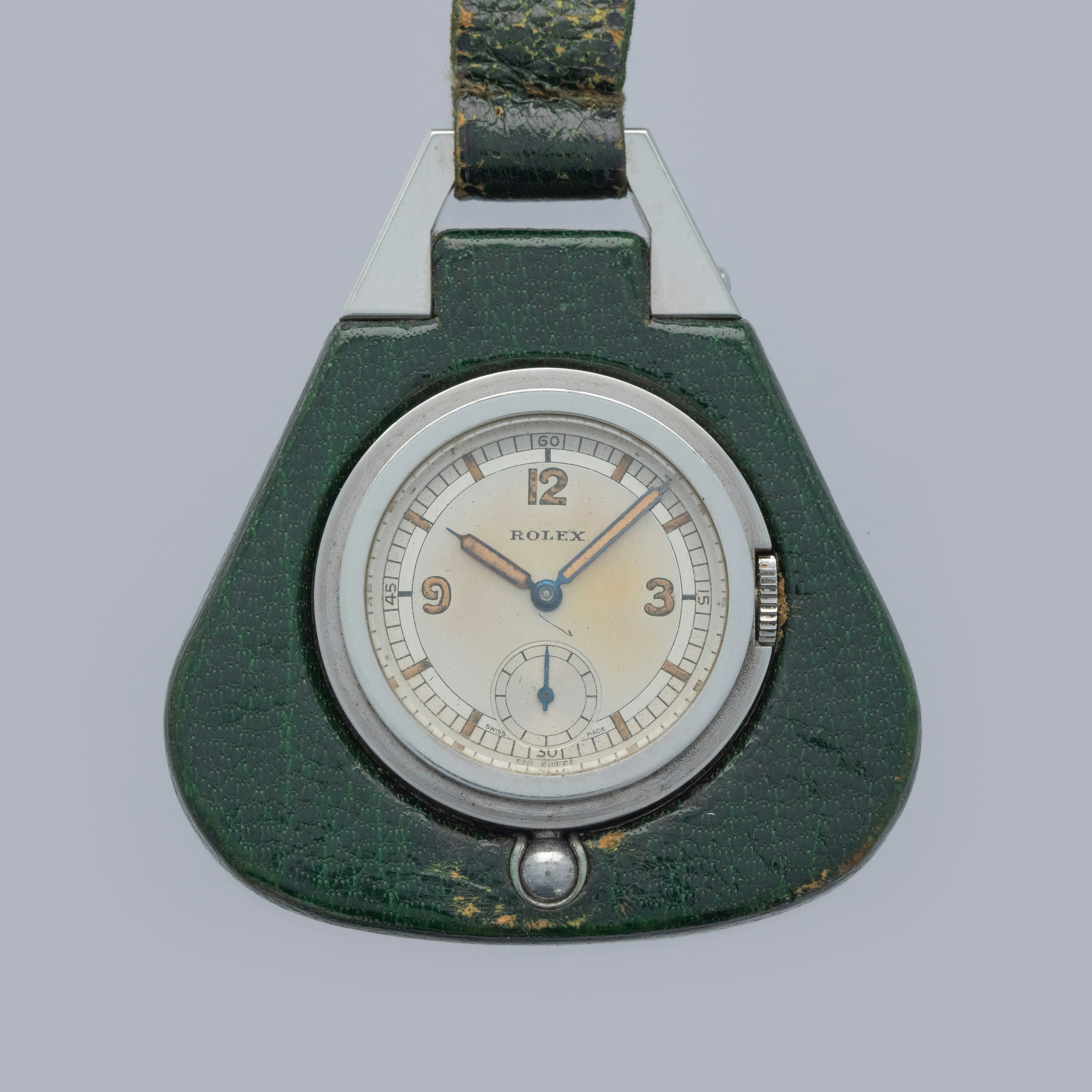 Thumbnail for Rolex Convertible Pocket Watch 2728 "La Girouette" Mirror Track Radium Dial