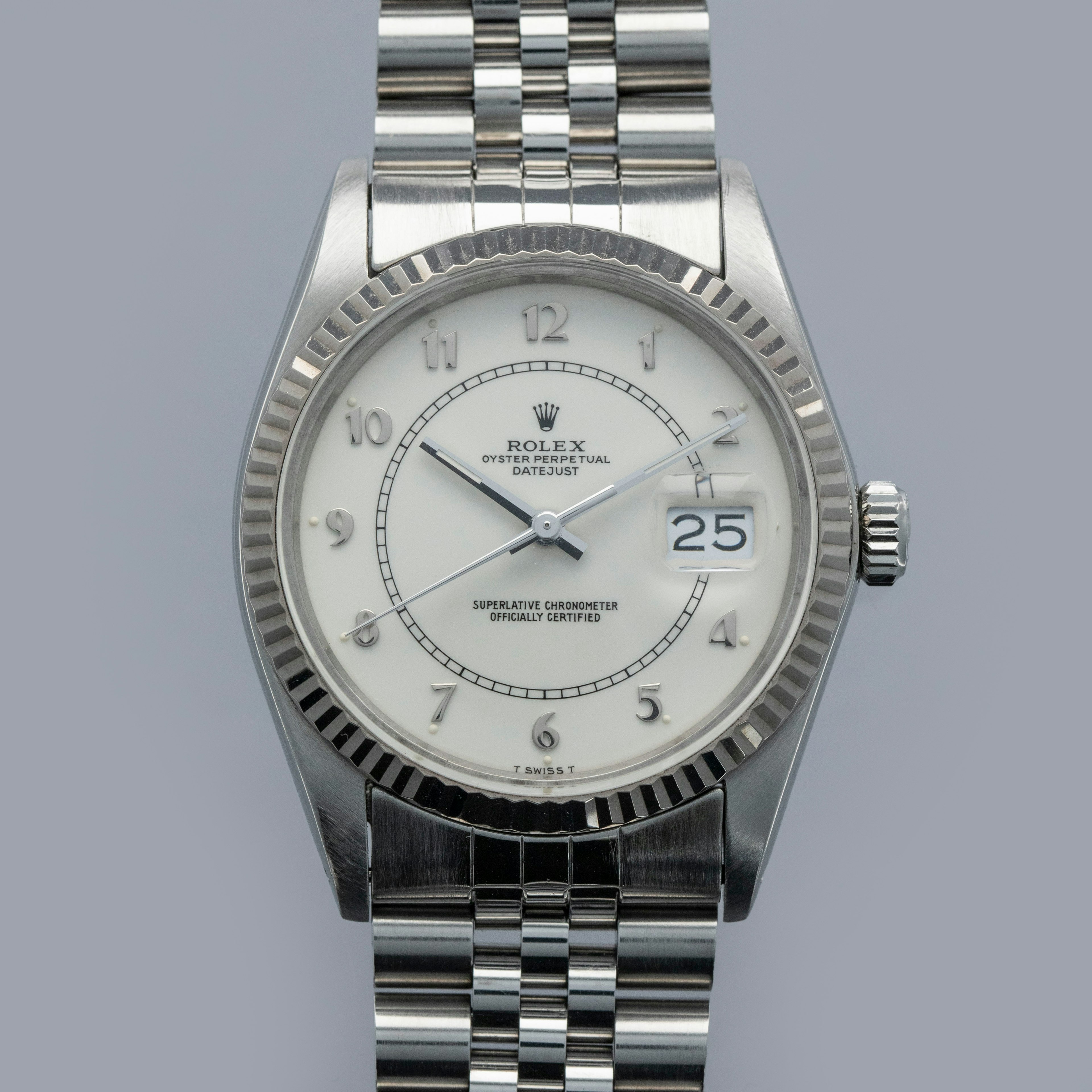 Thumbnail for Rolex Datejust Boilergauge Steel 16014