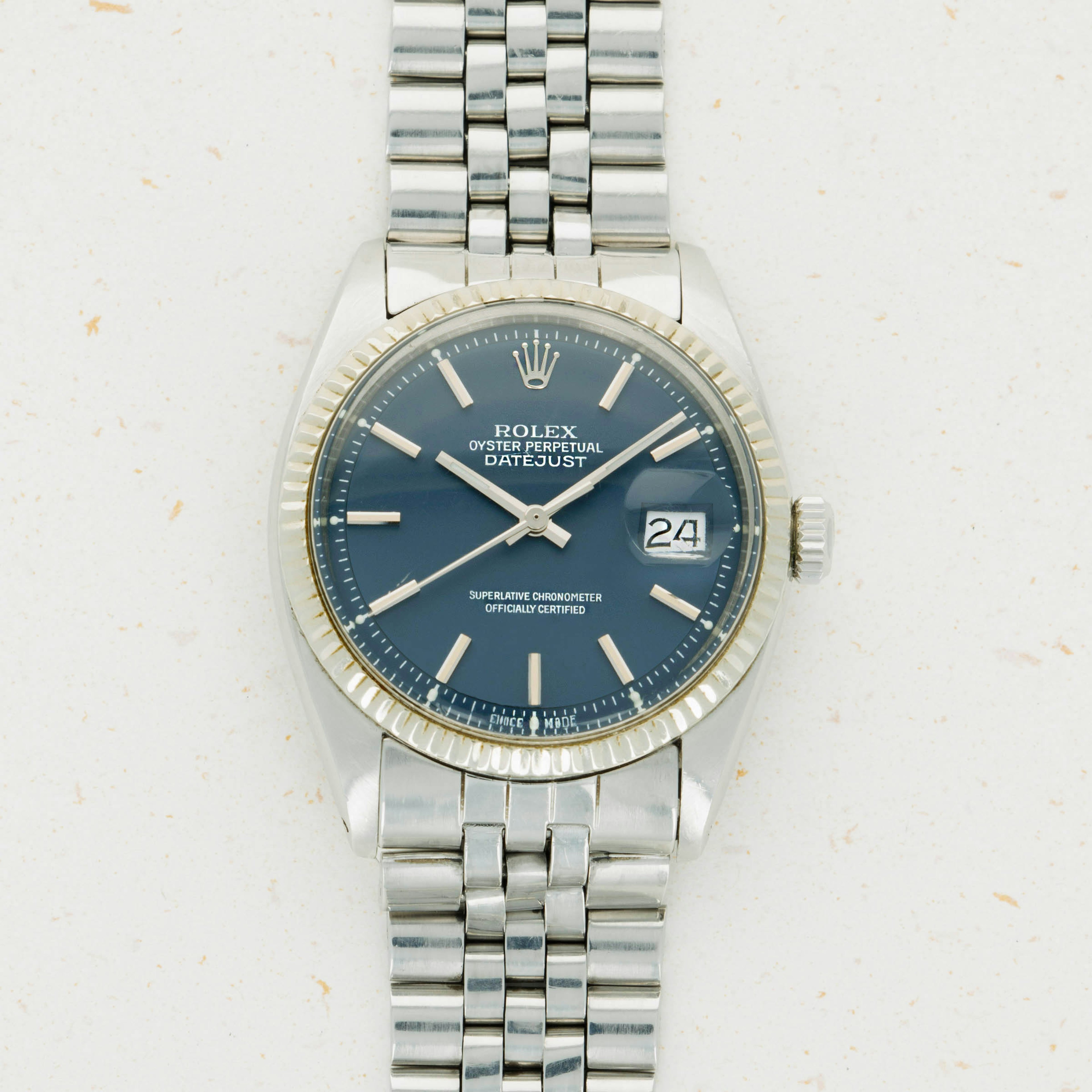 Thumbnail for Rolex Datejust 1601 Blue Luminova Dial