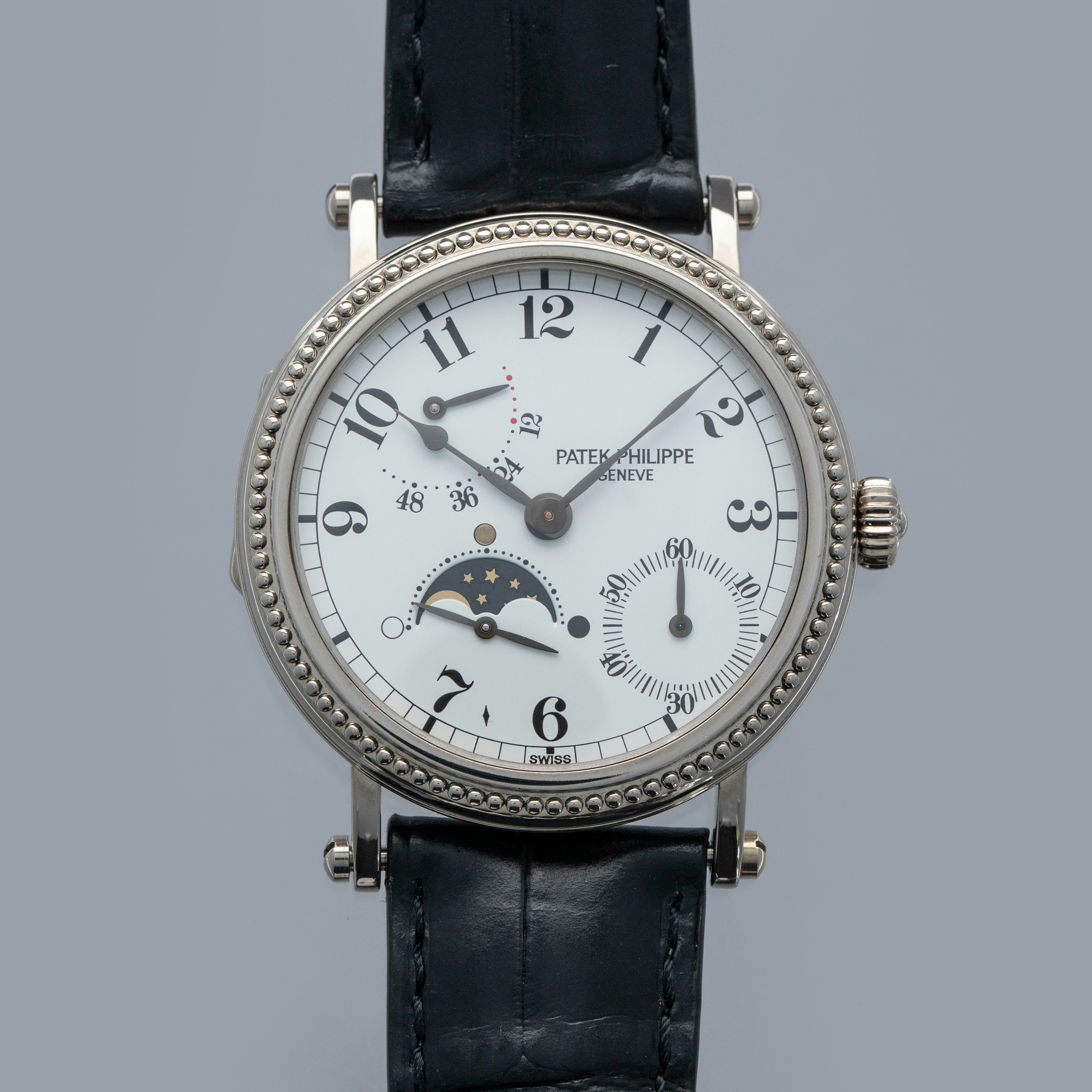 Thumbnail for Patek Philippe Monophase Power Reserve 5015G-001 Beaded Bezel 18k WG