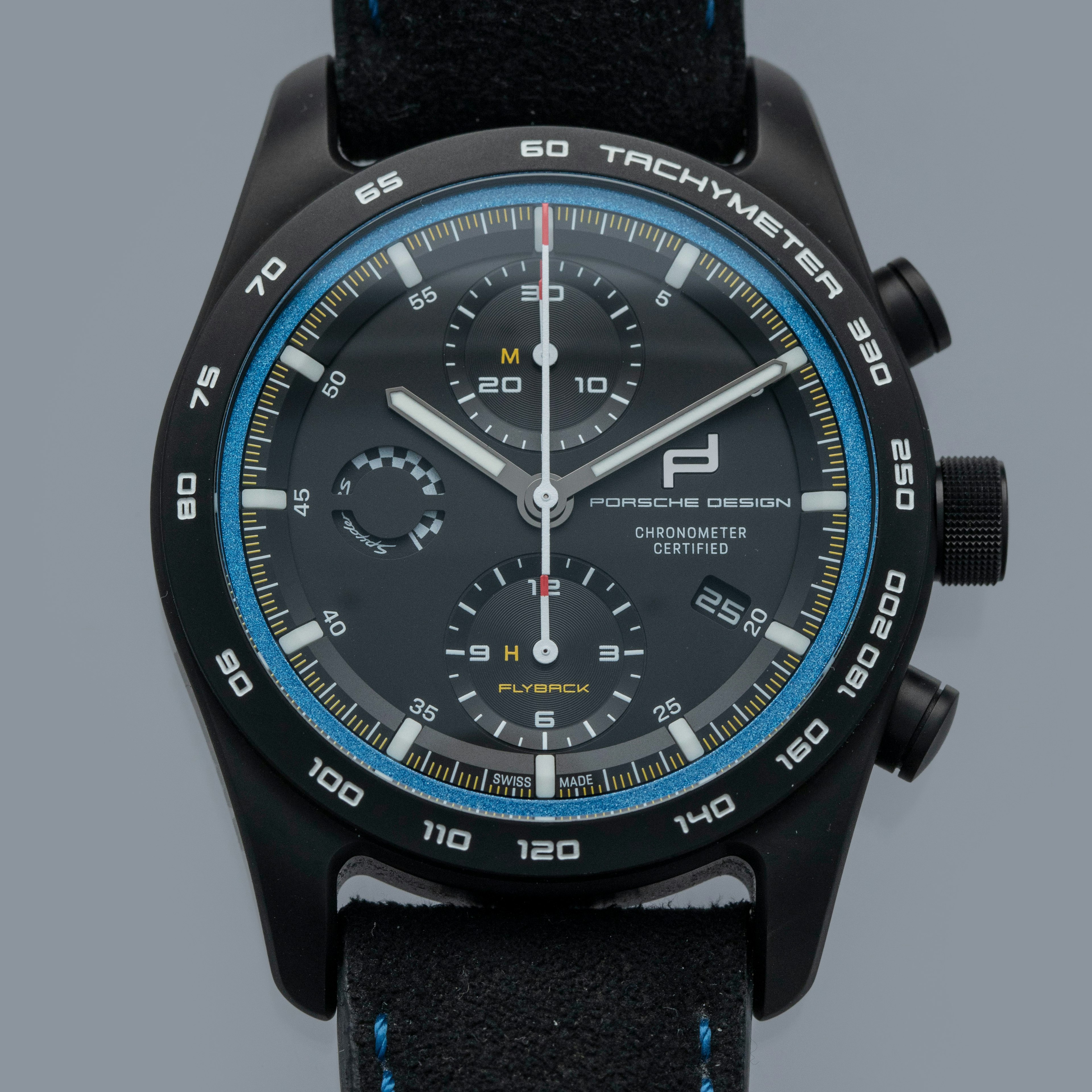 Thumbnail for Porsche Design 718 Spyder RS Flyback Chronograph WAPA71IND0L177 Titanium 