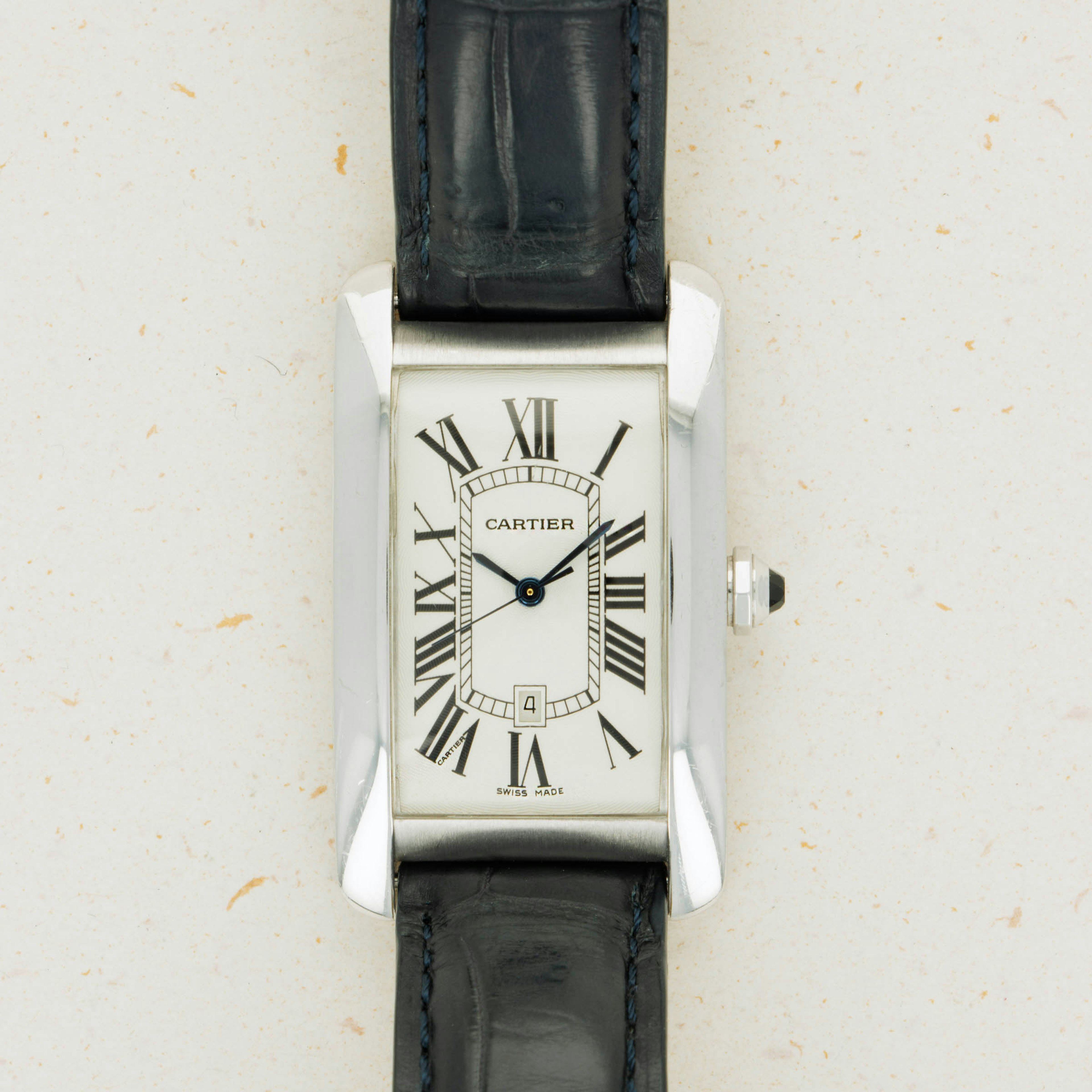 Thumbnail for Cartier Tank Americaine 1741 Large Size 18k WG