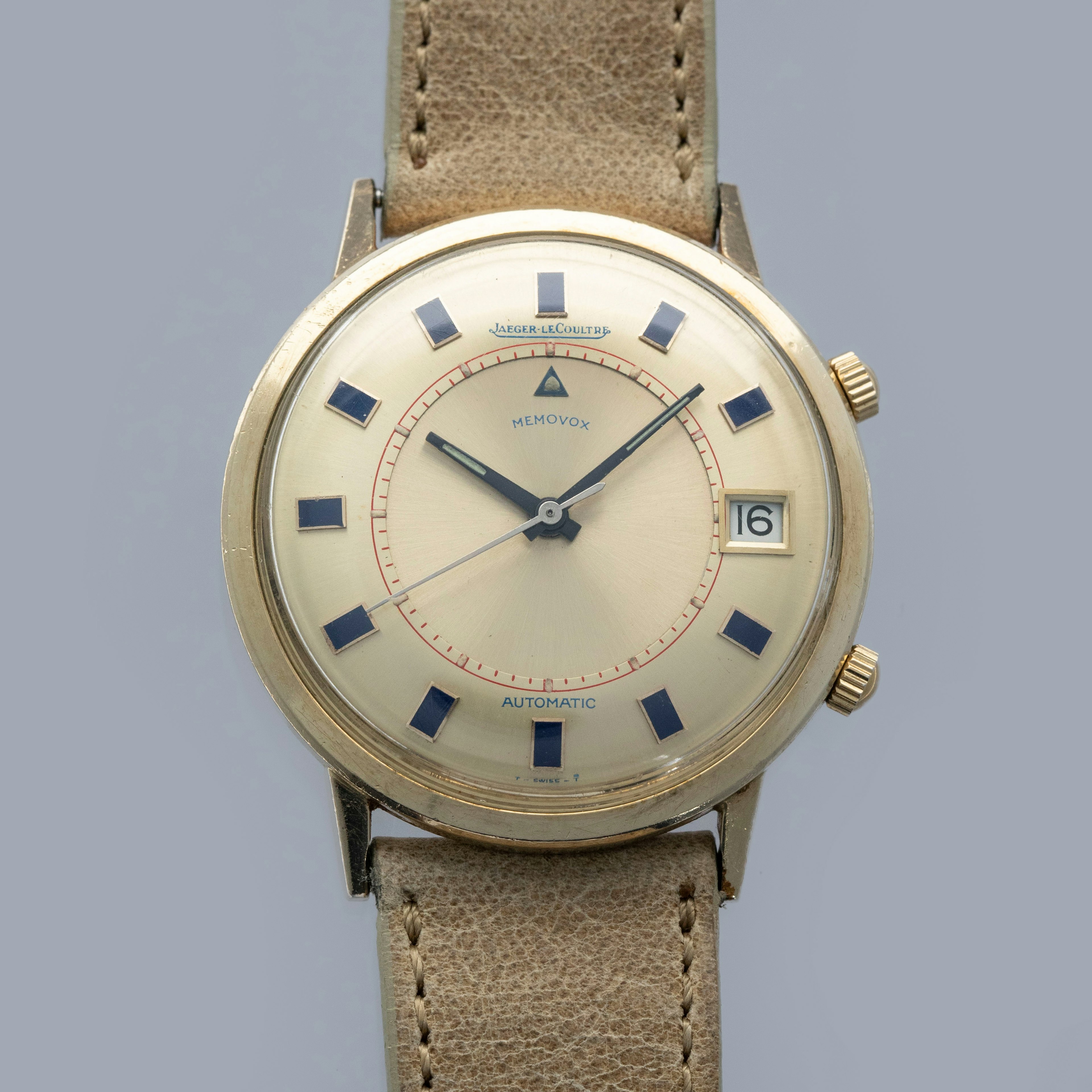 Jaeger-LeCoultre Memovox Alarm E874 Gold Capped | Auctions | Loupe